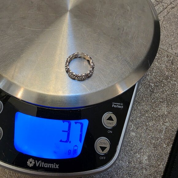 Vintage Sterling Silver Hearts 925 Band Ring Size 7 love - Picture 6 of 8